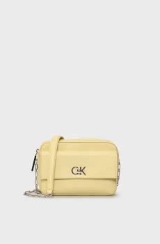 Женская желтая сумка RE-LOCK POCKET Желтый ONESIZE Calvin Klein LV04F3102G