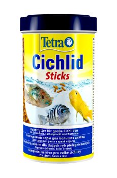 Корм для крупных цихлид Tetra Cichlid Sticks в палочках, 160 г