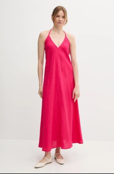 Льняное платье United Colors of Benetton