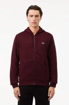 Мужская бордовая толстовка Бордовый L-XL Lacoste SH9626BZD