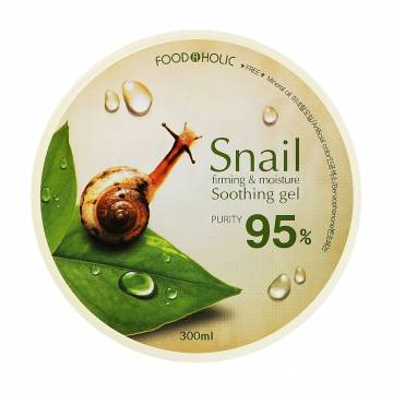 Универсальный гель для лица и тела Food A Holic Snail Firming and Moisure Soothing Gel 95%, 300 мл Универсальный гель для лица и тела Food A Holic Snail Firming and Moisure Soothing Gel 95%, 300 мл