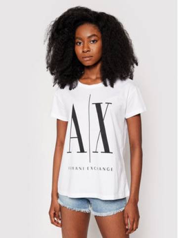 Armani Exchange Футболка 8NYTCX YJG3Z 5100 Білий Regular Fit Armani Exchange Футболка 8NYTCX YJG3Z 5100 Білий Regular Fit