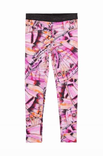 Детские леггинсы Desigual цвет фиолетовый с узором 24WGKK05 Детские леггинсы Desigual цвет фиолетовый с узором 24WGKK05