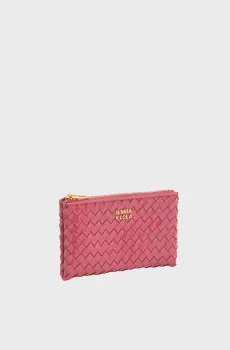 Женский розовый кожаный кошелек Розовый ONESIZE Bimba Y Lola 262BB1199.10302