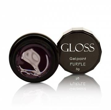 Гель-краска для ногтей Gloss Gel Paint Purple, 3 г Гель-краска для ногтей Gloss Gel Paint Purple, 3 г