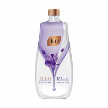 Жидкое мыло для рук Teo Rich Milk Sensual Care, 800 мл Жидкое мыло для рук Teo Rich Milk Sensual Care, 800 мл