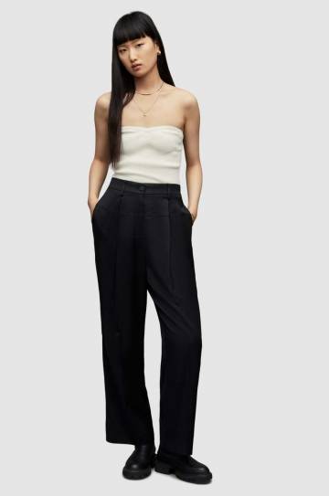 Топ AllSaints женский цвет белый открытое плечо Топ AllSaints женский цвет белый открытое плечо