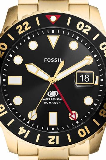 Часы Fossil мужские цвет золотой Часы Fossil мужские цвет золотой