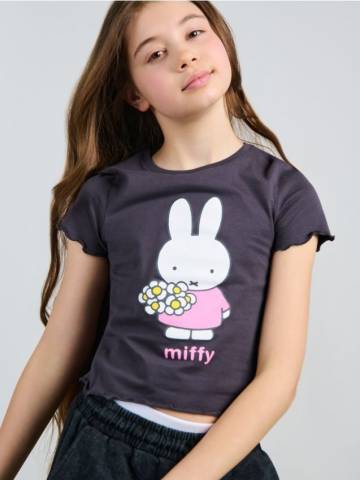 Футболка Miffy - антрацитовий Футболка Miffy - антрацитовий