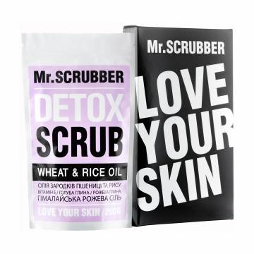 Рисовый скраб для тела Mr.Scrubber Detox Wheat and Rice Oil Детокс для похудения, 200 г Рисовый скраб для тела Mr.Scrubber Detox Wheat and Rice Oil Детокс для похудения, 200 г