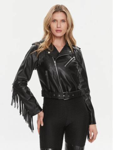 Liu Jo Куртка зі штучної шкіри WA4020 E0887 Чорний Regular Fit Liu Jo Куртка зі штучної шкіри WA4020 E0887 Чорний Regular Fit