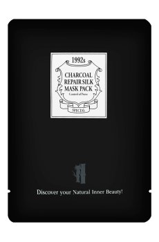 Очищающая тканевая маска для лица Chamos Acaci Charcoal Repair Silk Mask Pack с древесным углем, 23 мл