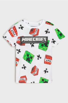 Бавовняна футболка Minecraft - білий