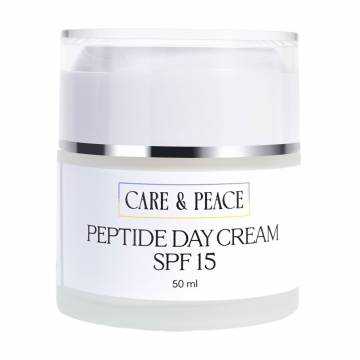 Дневной крем для лица Care & Peace Peptide Day Cream, SPF 15, с пептидами, 50 мл Дневной крем для лица Care & Peace Peptide Day Cream, SPF 15, с пептидами, 50 мл