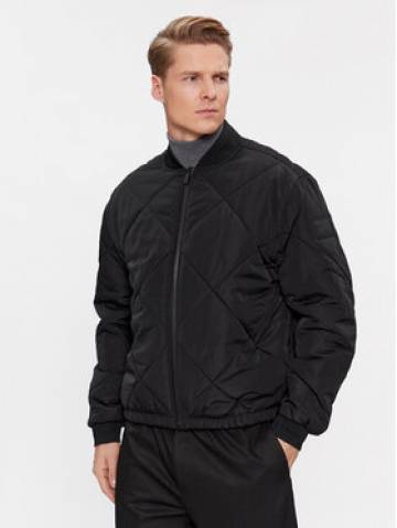 Calvin Klein Куртка бомбер Signature K10K111880 Чорний Regular Fit Calvin Klein Куртка бомбер Signature K10K111880 Чорний Regular Fit