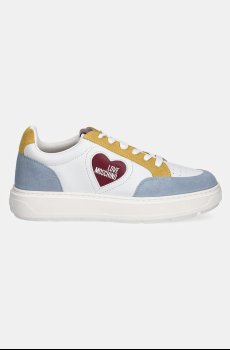 Кожаные кроссовки Love Moschino