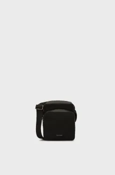 Мужская черная сумка с узором CK MUST REPORTER S MONO Черный ONESIZE Calvin Klein K50K512743