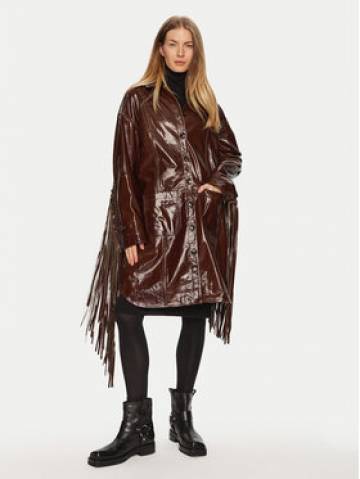 Herskind Демісезонний плащ Ellen 5302125 Коричневий Relaxed Fit Herskind Демісезонний плащ Ellen 5302125 Коричневий Relaxed Fit