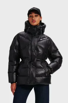 Женская черная куртка PUFFER  JACKET Черный M Karl Lagerfeld 246W1510
