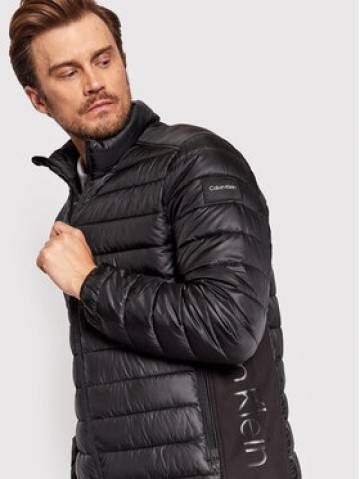 Calvin Klein Пуховик Recycled Side K10K108291 Чорний Regular Fit Calvin Klein Пуховик Recycled Side K10K108291 Чорний Regular Fit