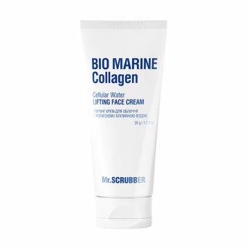 Лифтинг крем для лица Mr.Scrubber Bio Marine Collagen Cellular Water Lifting Face Cream с коллагеном и клеточной водой, 50 г Лифтинг крем для лица Mr.Scrubber Bio Marine Collagen Cellular Water Lifting Face Cream с коллагеном и клеточной водой, 50 г