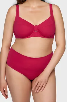 Женские малиновые трусики от купальника Малиновый 44 MARC&ANDRE L2326-ZP-MHA-N