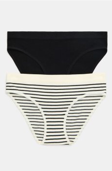 Ріблені трусики 2 упаковки - різнобарвний
