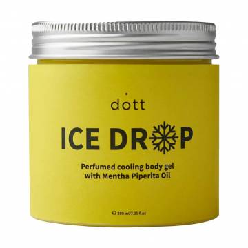Парфюмированный охлаждающий гель для тела Dott Ice Drop Perfumed Cooling Body Gel с маслом перечной мяты, 200 мл Парфюмированный охлаждающий гель для тела Dott Ice Drop Perfumed Cooling Body Gel с маслом перечной мяты, 200 мл