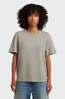 Женская серая футболка Logo Серый L G-Star RAW D28730,D976