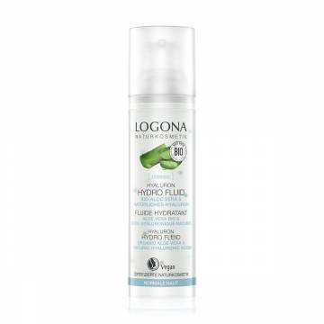 Увлажняющий био-гидро-флюид для лица Logona Hyaluron Aloe Vera Hydro Fluid с гиалуроновой кислотой и алоэ, 30 мл Увлажняющий био-гидро-флюид для лица Logona Hyaluron Aloe Vera Hydro Fluid с гиалуроновой кислотой и алоэ, 30 мл