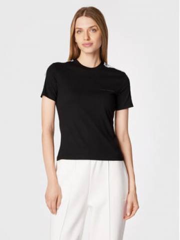 Chiara Ferragni Футболка 73CBHT13 Чорний Slim Fit Chiara Ferragni Футболка 73CBHT13 Чорний Slim Fit