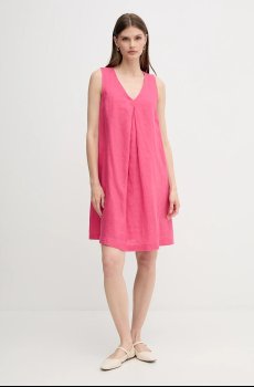 Льняное платье United Colors of Benetton