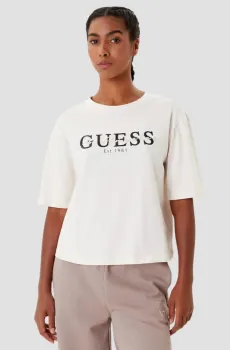 Женская белая футболка Белый S Guess V5YI02.I3Z14;G1O6