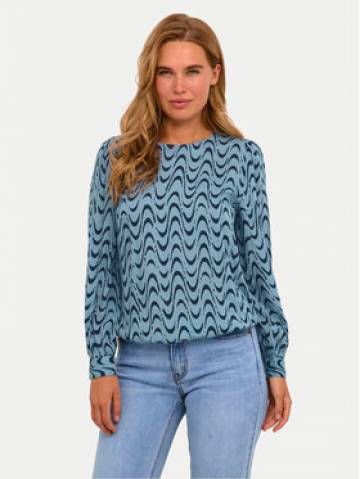 Kaffe Блузка Mira 10508286 Голубий Regular Fit Kaffe Блузка Mira 10508286 Голубий Regular Fit