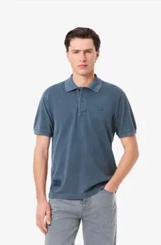 Мужское голубое поло Голубой XL Lacoste PH9868C7Z