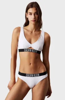 Женские белые трусики от купальника BIKINI Белый S Calvin Klein KW0KW02752