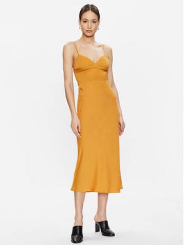 Calvin Klein Коктейльна сукня K20K205228 Оранжевий Slim Fit Calvin Klein Коктейльна сукня K20K205228 Оранжевий Slim Fit