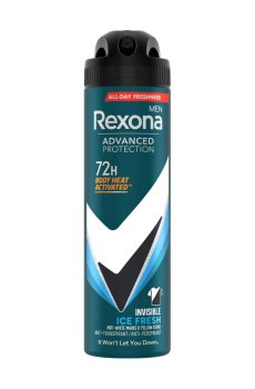 Антиперспирант-спрей Rexona Men Advanced Protection 72H Invisible Ice Fresh мужской, 150 мл