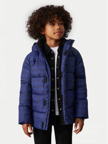 Calvin Klein Jeans Пуховик Logo Aop IB0IB02289 Голубий Regular Fit Calvin Klein Jeans Пуховик Logo Aop IB0IB02289 Голубий Regular Fit