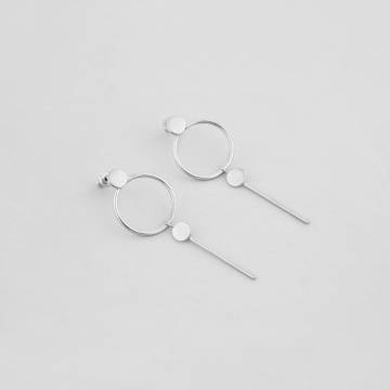 Серебряные серьги Minimal 1343 Серебряные серьги Minimal 1343