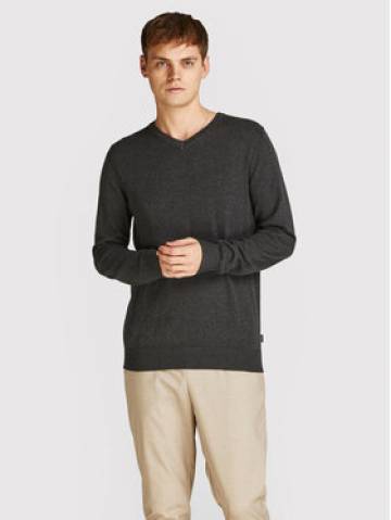 Jack&Jones Светр Emil 12208365 Сірий Regular Fit Jack&Jones Светр Emil 12208365 Сірий Regular Fit