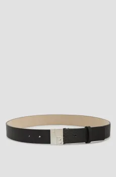 Женский черный кожаный ремень Черный 70 BOSS 50455830;001