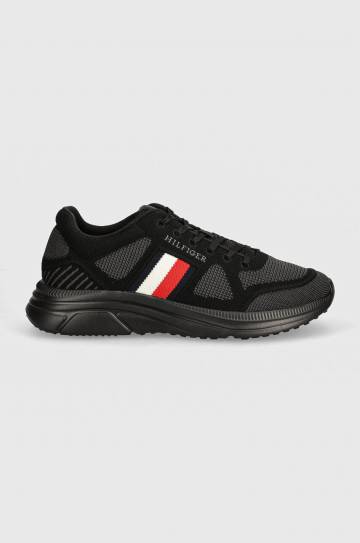 Кроссовки Tommy Hilfiger MODERN RUNNER KNIT EVO ESS цвет чёрный FM0FM05245 Кроссовки Tommy Hilfiger MODERN RUNNER KNIT EVO ESS цвет чёрный FM0FM05245