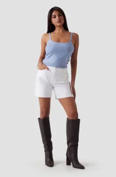 Женские белые джинсовые шорты Белый 27 Guess W5GD1A.D4T50;G011