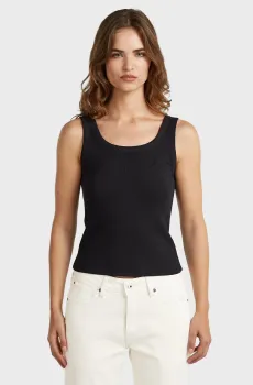 Женская черная майка Черный XS G-Star RAW D28716,E527