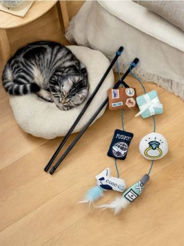 Іграшка для котів 2 pack - light blue Іграшка для котів 2 pack - light blue