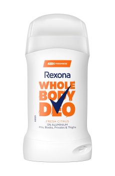 Дезодорант-стик для всего тела женский Rexona Whole Body Цитрусовая свежесть, 50 мл
