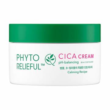 Успокаивающий крем для лица Thank You Farmer Phyto Relieful Cica Cream, 80 мл Успокаивающий крем для лица Thank You Farmer Phyto Relieful Cica Cream, 80 мл