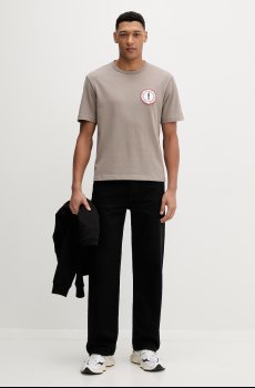 Хлопковая футболка HUGO Dobul