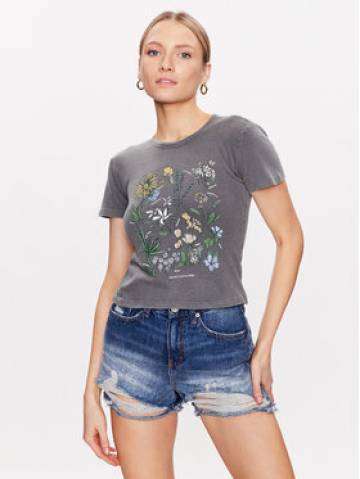 BDG Urban Outfitters Футболка BDG WASHED FLOWER BABY 76471309 Чорний Slim Fit BDG Urban Outfitters Футболка BDG WASHED FLOWER BABY 76471309 Чорний Slim Fit
